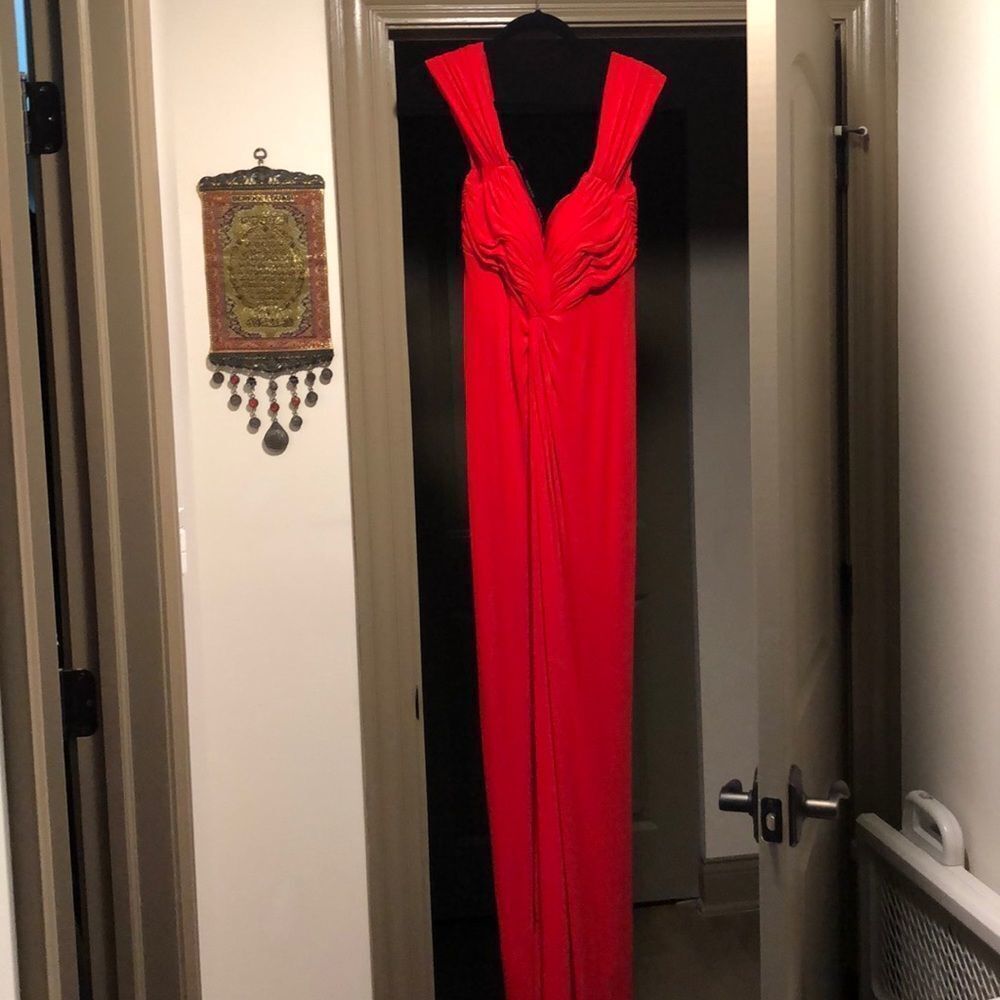 🎈SALE 🎈NWOT DAVID MEISTER Off the shoulder evening gown - Picture 7 of 9